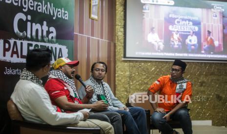 Ilustrasi kegiatan bantu Palestina.