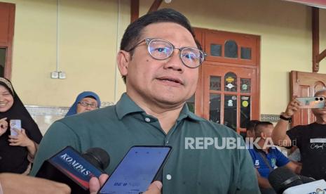 Cawapres nomor urut 1 Muhaimin Iskandar. 