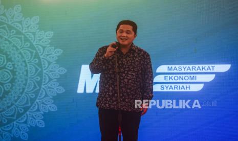 Ketua Umum Masyarakat Ekonomi Syariah Erick Thohir. Republika/Putra M. Akbar