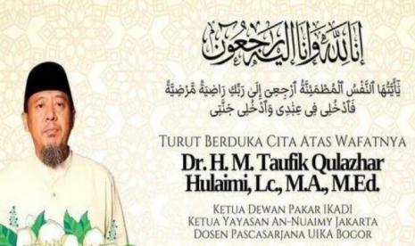 Mengenang Pakar Ushul Fikih, Ustadz Taufik Hulaimi