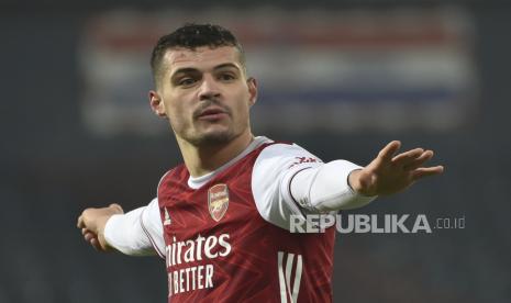 Granit Xhaka dari Arsenal.