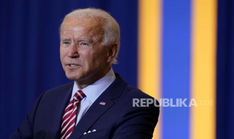  Calon presiden dari Partai Demokrat Joe Biden. Mantan staf Gedung Putih yang membantu pemerintahan Donald Trump dukung Joe Biden. Ilustrasi.