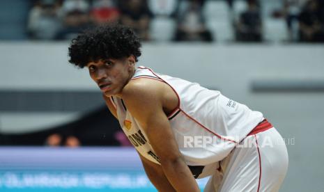 Center timnas bola basket Indonesia Derrick Michael Xzavierro.