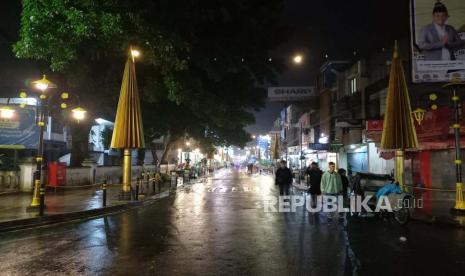 Suasana malam takbiran (ilustrasi).