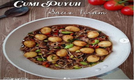  Kuliner Ramadhan, Cumi Puyuh Saus Tiram untuk Buka Puasa