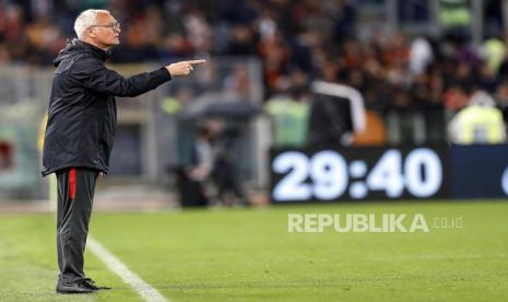 Pelatih Sampdoria Claudio Ranieri.