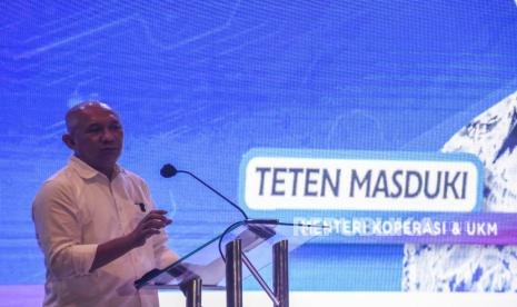 Menteri Koperasi dan UKM Teten Masduki. Pemerintah mengklaim koperasi dan UMKM merasakan manfaat atas berbagai program bantuan yang pemerintah gulirkan. 