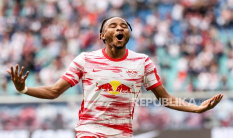  Pemain RP Leipzig Christopher Nkunku yang jadi incaran Chelsea