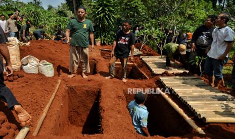 ILUSTRASI Kuburan. Kelak roh akan ditanya, Siapa Tuhanmu.