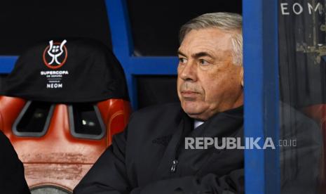 Pelatih kepala Real Madrid Carlo Ancelotti 