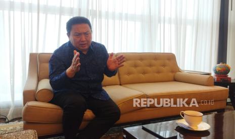 Presiden Direktur PT Adaro Energy Indonesia Tbk, Garibaldi Thohir turut hadir dalam Sidang Terbuka Promosi Doktor Kajian Stratejik dan Global, Bahlil Lahadalia. (ilustrasi)