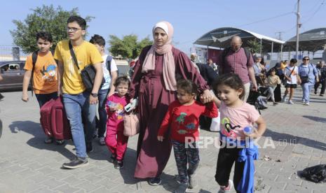 Sebanyak 110 warga asing telah dievakuasi dari Jalur Gaza pada Rabu (1/11/2023)