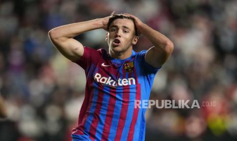 Pemain muda Barcelona Nico Gonzalez.