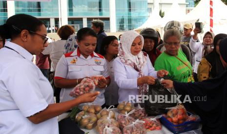 Ilustrasi warga meramaikan pasar rumah sepanjang Ramadhan.