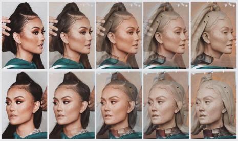 Patung lilin Agnez Mo di Madame Tussauds