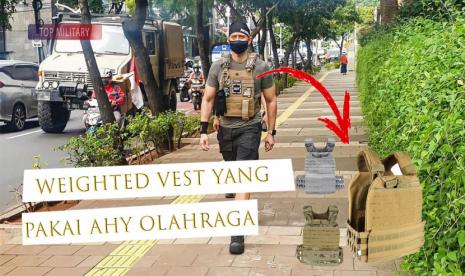 Manfaat Rompi Beban ala Militer yang Viral Saat Dipakai AHY Olahraga