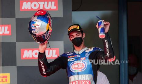  Pembalap Turki Toprak Razgatlioglu dari tim Pata Yamaha menjadi kandidat juara WorldSBK 2021.