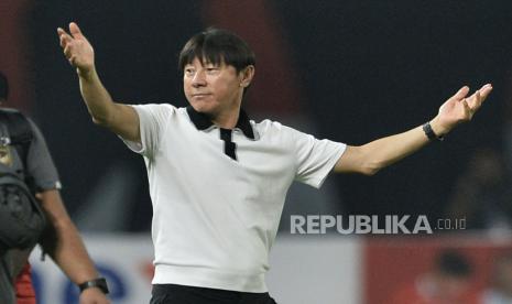 Pelatih timnas Indonesia Shin Tae Yong 