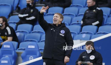 Pelatih Brighton and Hove Albion, Graham Potter.