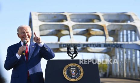 President Joe Biden. Biden berjanji untuk mengambil tindakan daam memastikan keamanan sistem perbankan AS. Hal itu menyusul setelah kebangkrutan Silicon Valley Bank (SVB) dan Signature Bank.