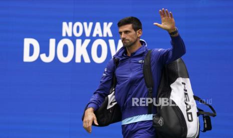  Petenis Novak Djokovic, dari Serbia.