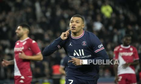 Penyerang PSG Kylian Mbappe