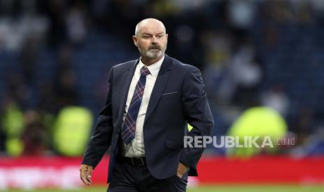  Pelatih Skotlandia Steve Clarke.