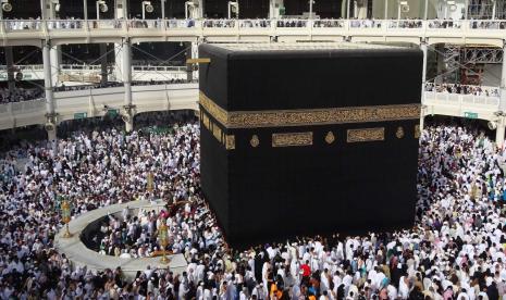 ILUSTRASI Baitullah Kabah di Makkah, Arab Saudi. Ulama generasi tabiin pada masa mudanya pernah berdoa di depan Kabah.