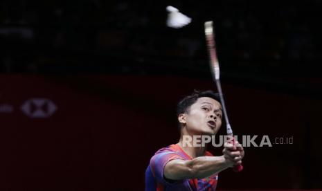 Pebulu tangkis tunggal putra Indonesia, Anthony Sinisuka Ginting.