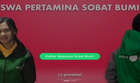 Beasiswa Sobat Bumi Pertamina, Ditanggung UKT dan Biaya Hidup