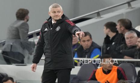 Pelatih Manchester United, Ole Gunnar Solskjaer.