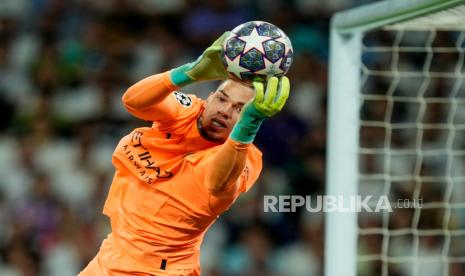 KIper Manchester City dan timnas Brasil, Ederson. 