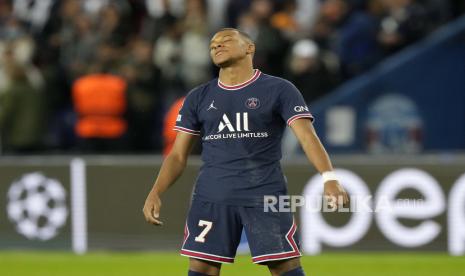 Penyerang PSG Kylian Mbappe.