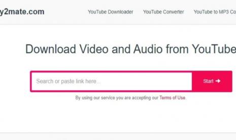 Converter Video Youtube dengan Y2mate