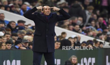 Pelatih Aston Villa Unai Emery 