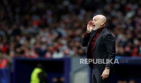 Pelatih AC Milan, Stefano Pioli.