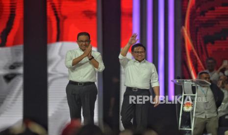 Capres-cawapres nomor urut 1 Anies Baswedan dan Muhaimin Iskandar.