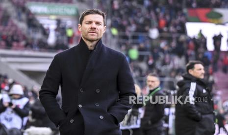 Bayer Leverkusen head coach Xabi Alonso. 