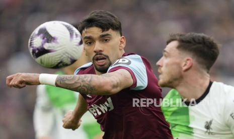 Gelandang West Ham United Lucas Paqueta.