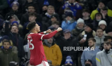 Gelandang Manchester United (MU), Jadon Sancho. Pelatih sementara MU, Ralf Rangnick, akan menjadikan Jadon Sancho sebagai figur sentral dalam skema permainannya.