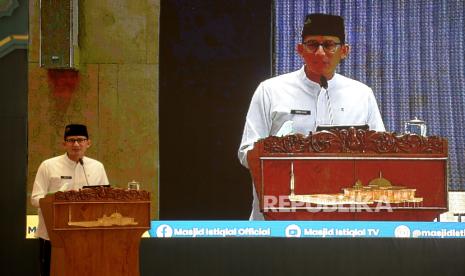 Menteri Pariwisata dan Ekonomi Kreatif (Menparekraf) Sandiaga Uno.