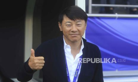 Pelatih timnas Indonesia Shin Tae-yong.