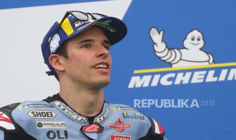 Pembalap MotoGP asal Spanyol, Alex Marquez, dari tim Gresini Racing.