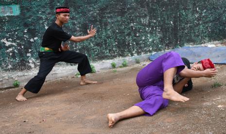 ILUSTRASI Silat Betawi.