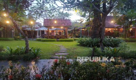 Restoran yang dikabarkan milik Rafael Alun, ayah Mario Dendy Satrio di Yogyakarta. KPK kembali menyita properti milik Rafael Alun di Yogyakarta.