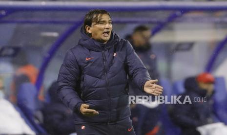 Pelatih timnas Kroasia Zlatko Dalic. 