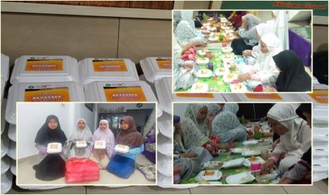 Buka Puasa Santriwati Rumah Tahfidz bareng Warteg Kharisma Elegant Warung Jati