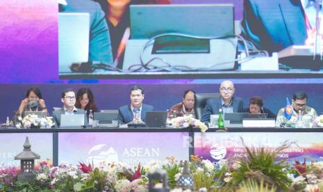 Pertemuan Persiapan Para Pejabat Ekonomi Senior se-ASEAN (Preparatory Senior Economic Officials Meeting/Prep-SEOM) di Padma Hotel, Semarang, Kamis (17/8). Prep-SEOM menjadi tahap akhir untuk memastikan kesiapan pelaksanaan Pertemuan Para Menteri Ekonomi ASEAN ke-55 maupun sejumlah pertemuan terkait lainnya yang digelar di Kota Semarang, 17 – 22 Agustus 2023.