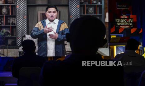 Menteri BUMN Erick Thohir. Erick mempersilakan anak muda magang di tujuh BUMN.