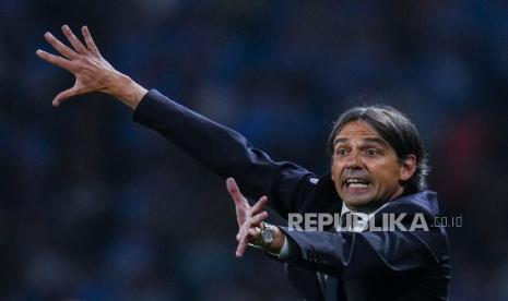 Pelatih Inter Milan, Simone Inzaghi.